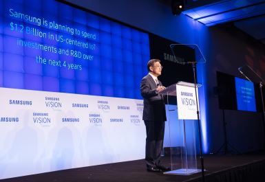 Samsung va investir 1,2 milliard de dollars dans l’IoT… aux Etats-Unis