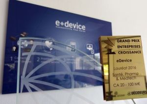 Santé connectée : eDevice remporte le Grand Prix des Entreprises de Croissance 2016