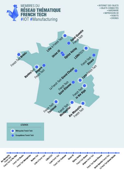 Confirmation de 13 Métropoles French Tech et annonce de 9 Réseaux Thématiques