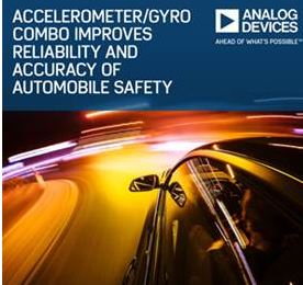 Accéléromètres/gyroscopes intégrés pour systèmes de sécurité automobile