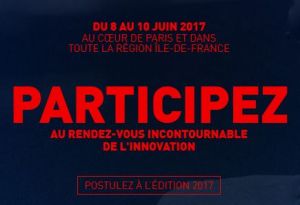 Appel à projets pour faire partie des 100 start-up présentes à Futur en Seine en juin 2017