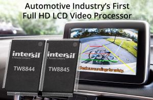 Processeur vidéo LCD Full HD pour l’automobile | Intersil