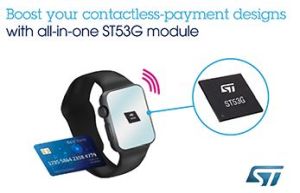 Module de paiement sécurisé sans contact pour produits wearables | STMicroelectronics