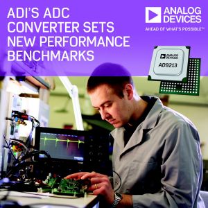 Convertisseur analogique/numérique RF 12 bits à 10,25 Géch/s | Analog Devices