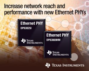 Composants PHY Ethernet | Texas Instruments 