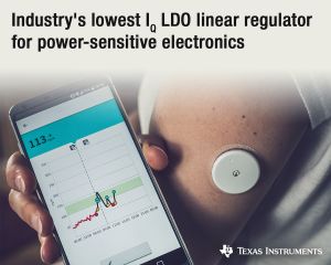 Régulateur linéaire LDO miniature à faible courant de repos | Texas Instruments