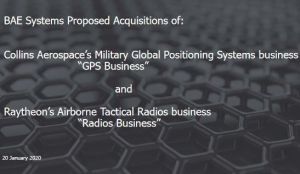 BAE Systems rachète les activités GPS et radio du futur Raytheon Technologies