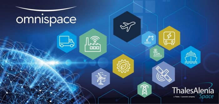 Omnispace choisit Thales Alenia Space pour développer l’infrastructure satellitaire d’un réseau hybride mondial