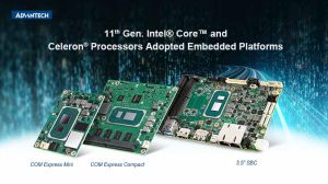 Plateformes embarquées avec processeurs Intel Core de 11e génération et Celeron | Advantech