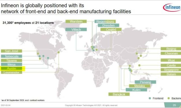 L’usine d’Infineon à Austin ne retrouvera pas sa pleine cadence avant juin