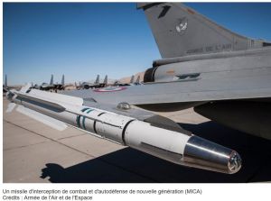 Le ministère des Armées commande 367 missiles Mica NG pour ses avions Rafale