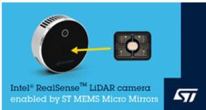 Intel intègre la technologie de balayage par micro-miroirs de STMicroelectronics dans une caméra LiDAR