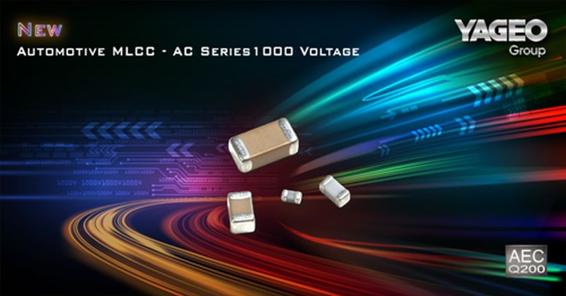 Condensateurs MLCC 1000 V pour l’automobile