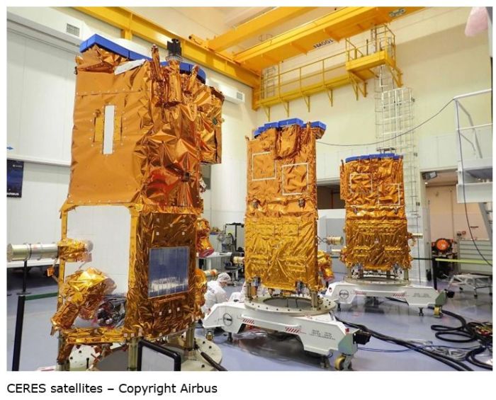 Lancement du système spatial de renseignement CERES construit par Airbus et Thales