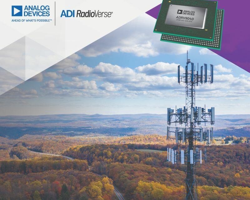 Analog Devices améliore l’efficacité énergétique des unités radio 5G