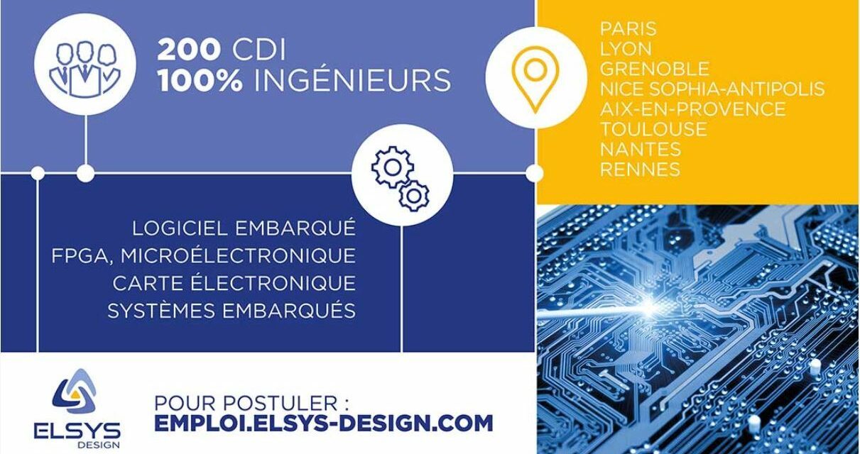 Elsys Design prévoit de recruter 200 ingénieurs en 2022