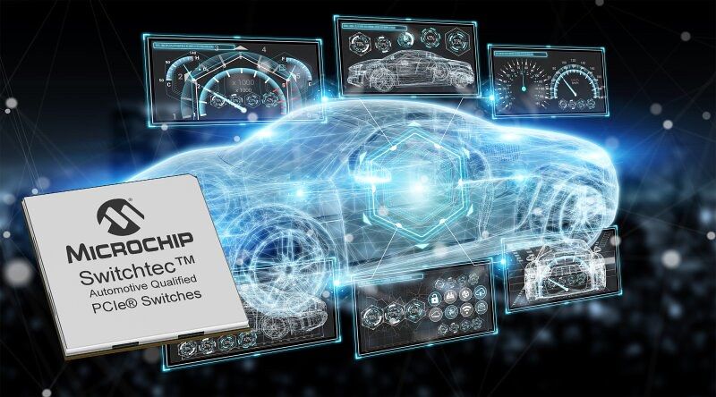 Microchip lance les premiers commutateurs PCIe Gen 4 qualifiés pour l’automobile