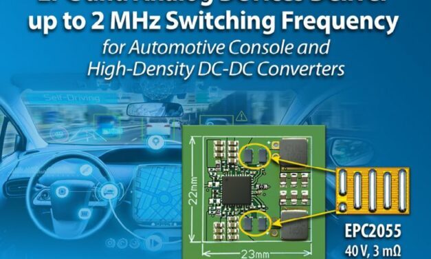 EPC et Analog Devices coopèrent en convertisseurs DC-DC à 2 MHz
