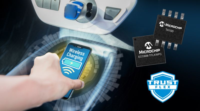 Microchip permet la recharge sans fil Qi 1.3 avec authentification