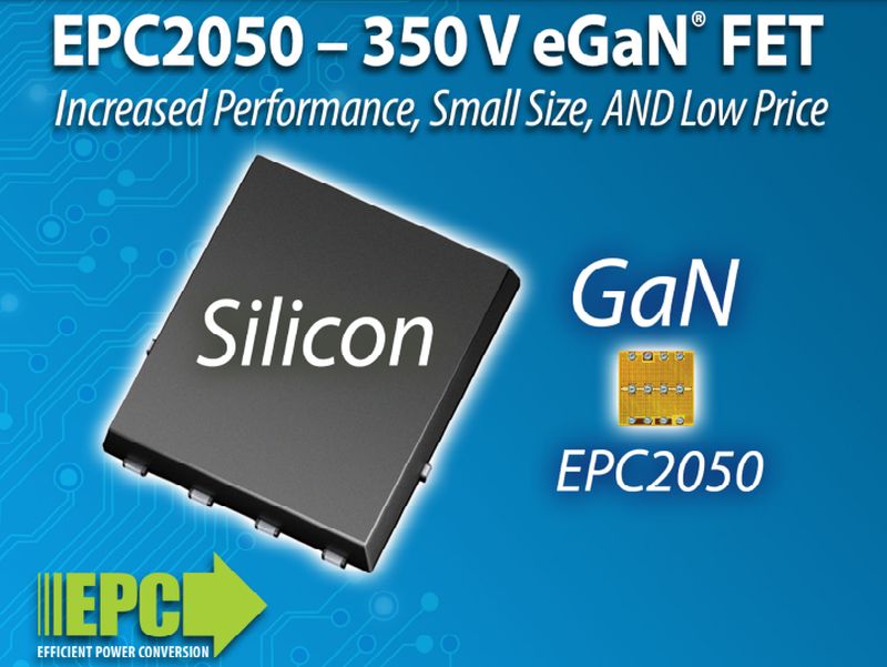 EPC lance un transistor 350 V en GaN de seulement 1,95 x 1,95 mm