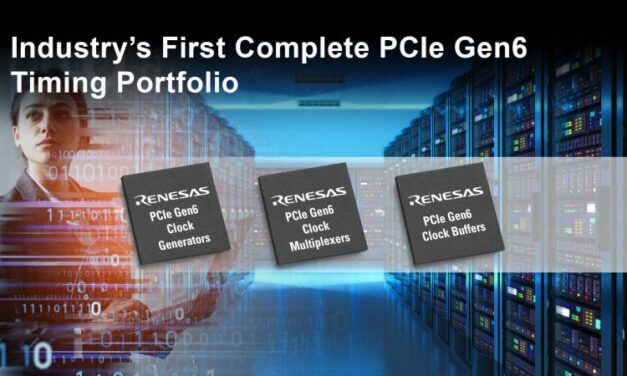 Renesas lance les premiers buffers d’horloge et multiplexeurs PCIe Gen6