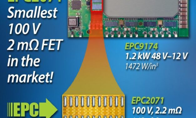 Le plus petit FET 100 V, 2 mΩ, du marché est signé EPC