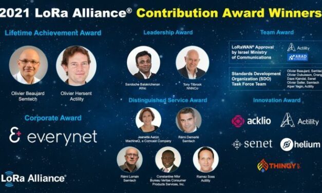 LoRa Alliance annonce les lauréats des prix 2021 pour leur contribution exceptionnelle au standard LoRaWAN