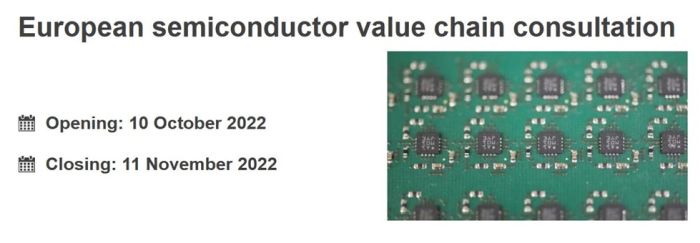 Participez à l’enquête européenne sur la chaîne d’approvisionnement en semiconducteurs