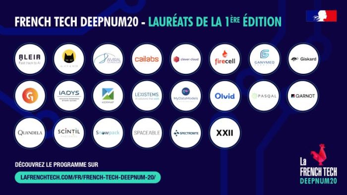 22 lauréats pour la première promotion du French Tech DeepNum20