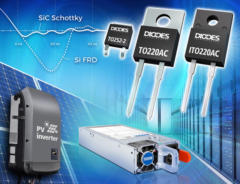 Diodes commercialise ses premières diodes Schottky en SiC