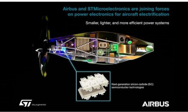 ST s’allie à Airbus dans l’électronique de puissance pour l’électrification de l’aviation