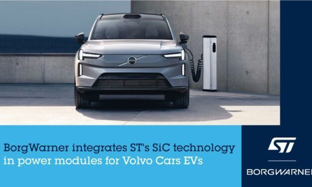 ST va fournir des composants SiC à BorgWarner et Volvo