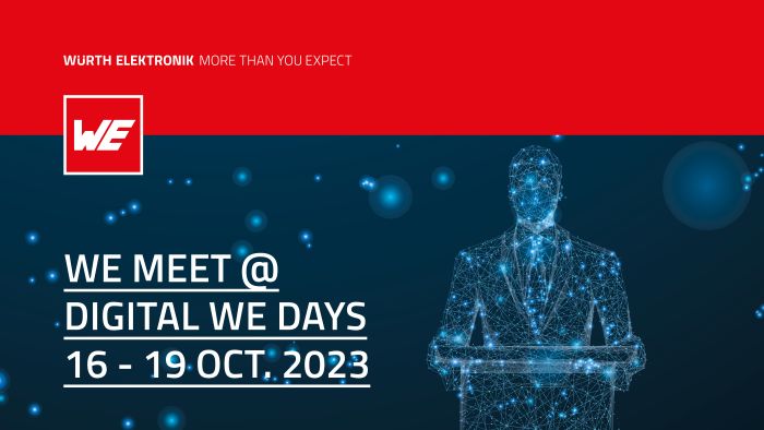Würth Elektronik organise ses Digital WE Days 2023