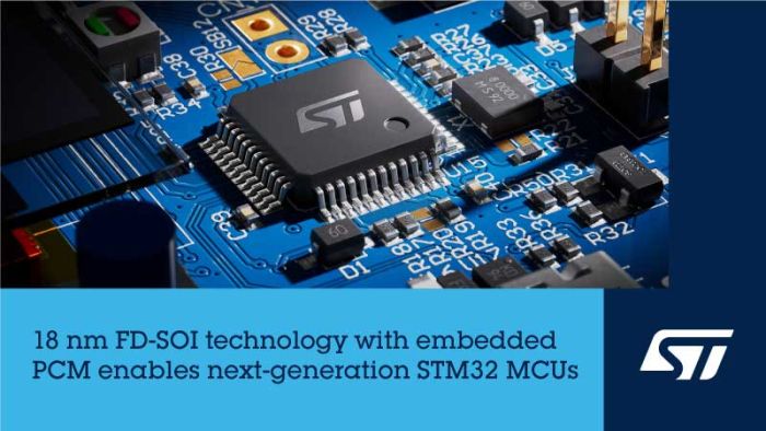 ST adopte la technologie FD-SOI 18 nm pour ses prochains microcontrôleurs STM32