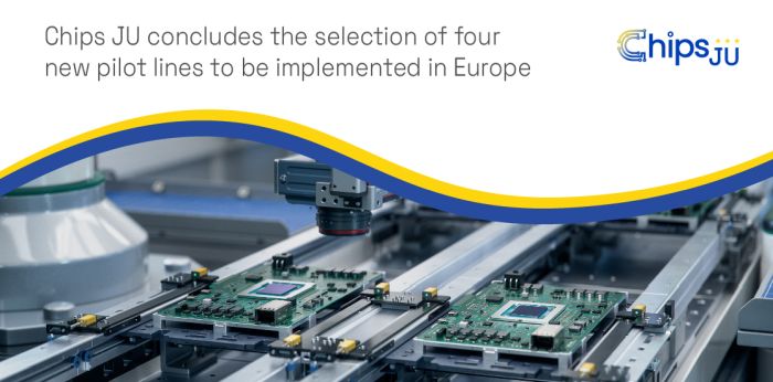 Chips JU sélectionne quatre lignes pilotes pour les semiconducteurs de pointe en Europe