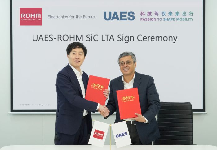 Accord entre Rohm et le Chinois UAES pour la fourniture de composants SiC