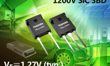 Une tension directe limitée à 1,27 V pour les diodes Shottky SiC 1200 V de Toshiba