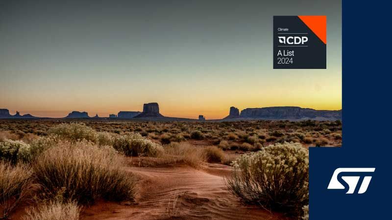 ST reconnu par CDP pour ses efforts en faveur du climat et de la sécurité de l’eau