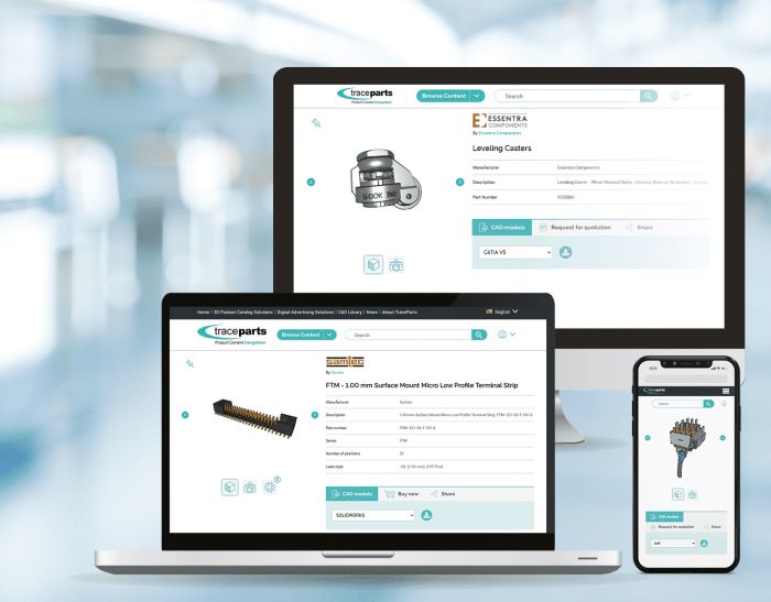 Modèles de CAO : la plateforme de TraceParts franchit le cap des 6 millions d’utilisateurs