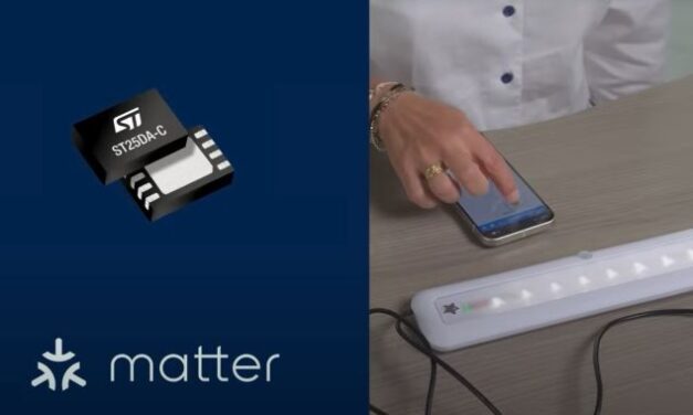ST lance la première puce NFC compatible Matter 1.5