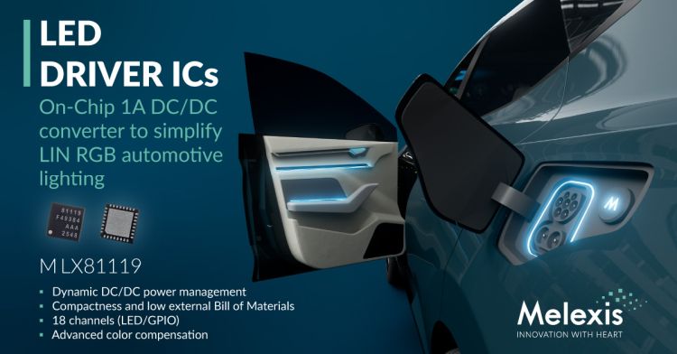 Melexis simplifie l’éclairage automobile à Led