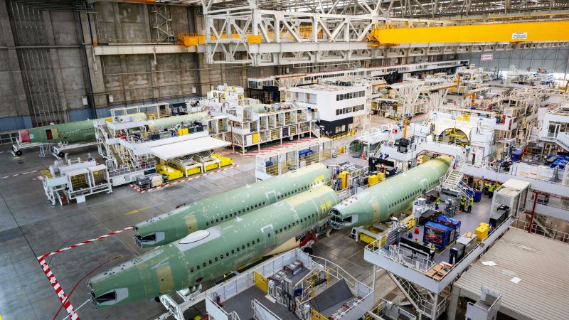 Airbus accélère la cadence de production de l’A320 à Toulouse