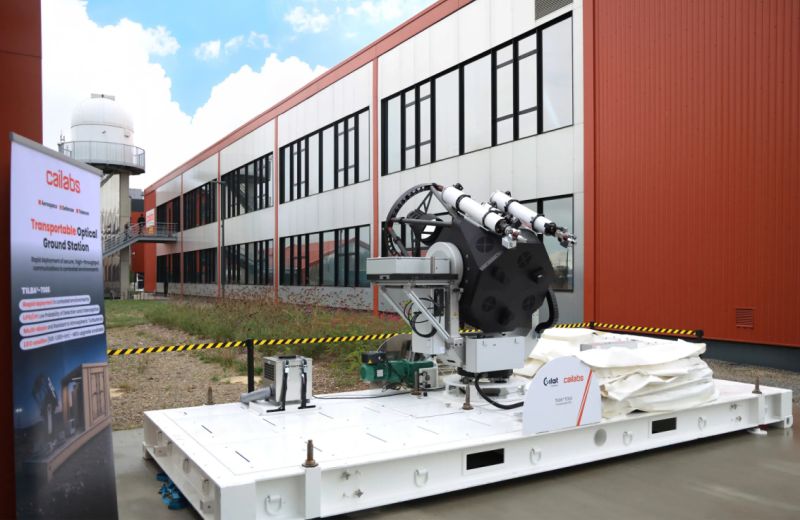 Cailabs dévoile une station sol optique militaire transportable