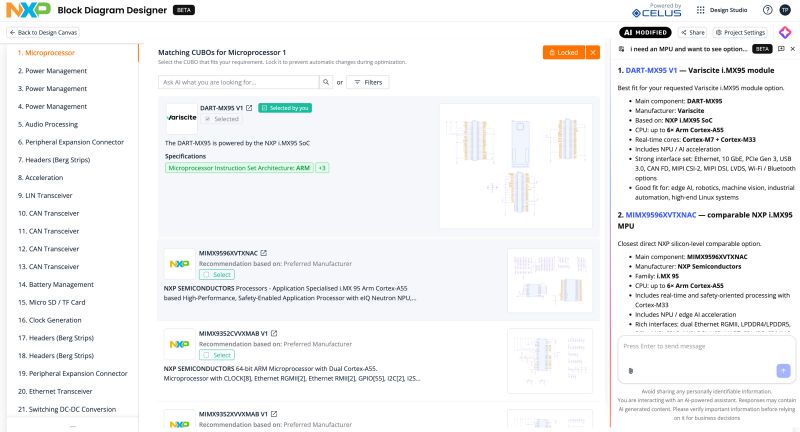 Celus, Variscite et NXP accélèrent la conception des systèmes embarqués par IA