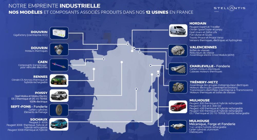 Stellantis va mettre en pause quatre usines françaises