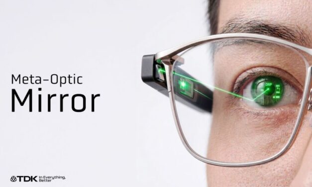 TDK améliore les lunettes connectées grâce à un miroir méta-optique de 150 nm d&rsquo;épaisseur